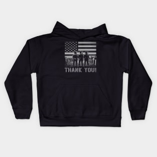 Thank You Veterans Kids Hoodie